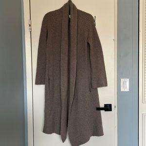Beige Cashmere Duster
